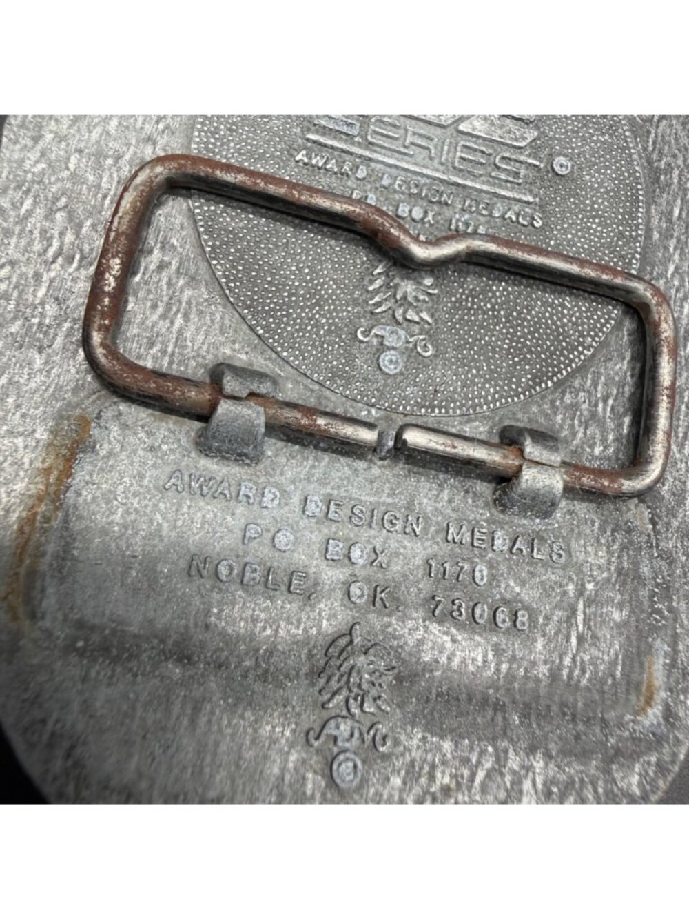 Vintage Belt Buckle Cross Country Trail Ride Eminence Missouri Western Cowboy - Picture 6 of 10